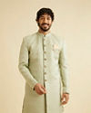 Sage Green Achkan Indo Western